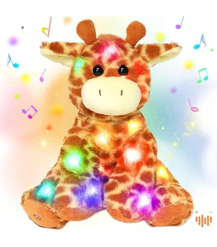 Aurora Fancy Pal Giraffa Sbirciata, Peluche 20,5 Cm Con Borsa Viola Scintillante, 2 In 1, Dai 0 Mesi