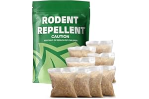 ADMUIPL Mouse Repellent Pouches, Peppermint Rat Repellent, Mice Repellent Indoor, Rodent Repellant for Home, Rat Deterrent Outdoor Garden, Mouse Deterrents, Better Than Ultrasonic-8P