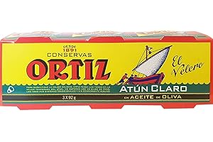 Heller Thunfisch in Olivenölpack mit 3 Einheiten von 92g Ortiz - Los 3 Packs