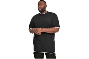 Urban Classics Tall tee Hombre Camiseta Gris Claro Ancho