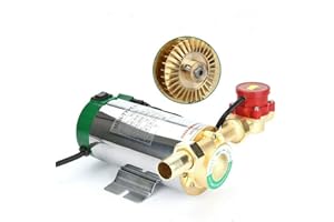 EVERGD 90W 220V Automatic Water Pressure Booster Pump Shower Household Boost Pressure and Circulate Water for Home Garden