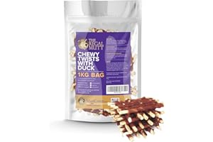 The Regal Mutt - Chewy Twists with Duck - 1kg Bag