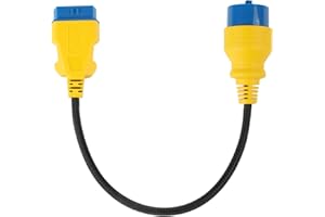 OURANTOOLS OBD-2 Cable Extensión Adaptador OBDII Macho a Hembra Extensor de Diagnóstico Conector para Conectar Auto Lector de Códigos/Escáner (para BMW, 20PIN 40cm/15.74")