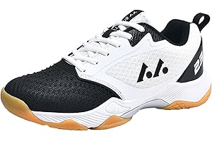 OMCAM Chaussures De Volley-Ball Pour Femmes Chaussures De Court Extérieur Intérieur Léger Chaussures De Tennis Antidérapantes Racketball Squash Pickleball Sneaker