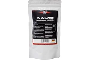ATHLETICS BODY | 200 Tabletten a 1000mg | AAKG NOX | Reines A-AKG Arginin-Alpha-Ketoglutarat | Nitro + Pre-Workout Booster