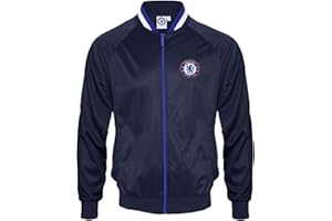 Chelsea FC Herren Retro-Trainingsjacke - Reißverschluss - Polyester