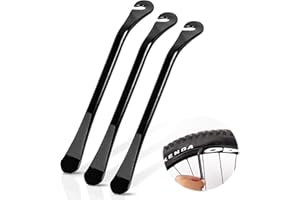 DINSONG Démonte Pneu de Vélo Métal, 3pcs levier de Pneu de vélo Premium,Outil de Changement de Fer,levier de Pneu,Levier de Pneu en métal Stable, levier en Acier Inoxydable Premium Tube Bicycle