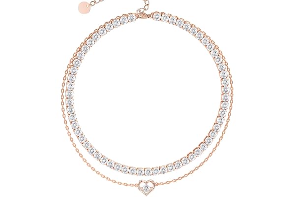 Moissanit tennis ankellänk, 4 mm laboratorieodlade moissanitdiamanter, tjockt belagd med 18K roséguld, justerbar guld ankellänk för kvinnor, smyckespresent.