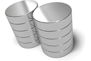 ANYCRAFT-UK Magnes dyskowy N35 o grubości 3 mm x 0,5 mm, neodymowy (10 sztuk), super mocny, mocny