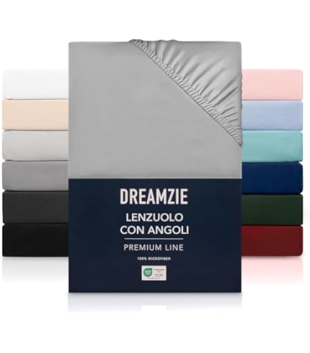 Lenzuolo Con Angoli King Size 180x200 Cm - Cotone 100% Italiano, Per Materassi Fino A 30 Cm, Morbido E Traspirante - Foto 12