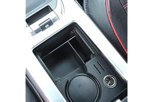 DIYUCAR Caja de almacenamiento para el centro del coche para LR Discovery Sport 2015-2018 accesorios