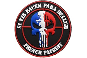 topt mili ecusson insigne sniper tireur d elite fusil drapeau france airsoft paintball army armée 8cm