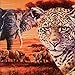 Produktbild 20 Servietten Afrikas wilde Tiere/Leopard/Elefant/Afrika 33x33cm
