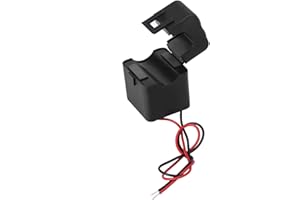 MUTUER Current Transformer Clamp, PEACEFAIR PZCT-02 Snap Joint Structure Split Core Coil Sensor CT Clamps Mini Split Base Current Transformer for 100A Amp Energy Meter