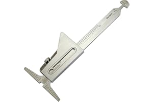 RIVERWELD Jauge de soudage Hi Lo Vérifie le désalignement interne Épaisseur de la paroi du tube Longueur de la jambe Hauteur de la couronne du congé