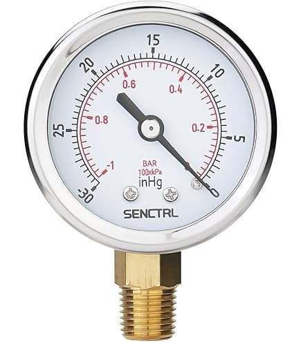 ABOOFAN Heavy Duty Air Pressure Gauge For