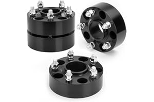 dynofit 5x5 to 5x5 2" Wheel Spacers for 2005-2010 Commander XK,2007-2017 Wrangler JK/JKU,1999-2010 Grand Cherokee WJ/WK, (Set of 4) 5x127 1/2-20 71.5mm Hubcentric Forged Spacer for 5Lug Wheels/Rims