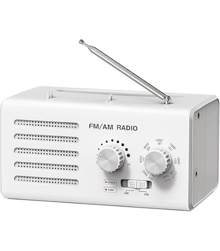 Radio A Pilas Radio Portátil MUSE M-109 DBW Blanco DAB+/FM Con