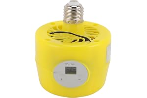 Fockety Chicken Coop Heater, Efficient Heating Safe Multifunctional Chicken Heat Lamp Bulb Reptile Basking Bulb Light Reptile Heat Lamp for Chicks, Duck, Pet Cat Dog House
