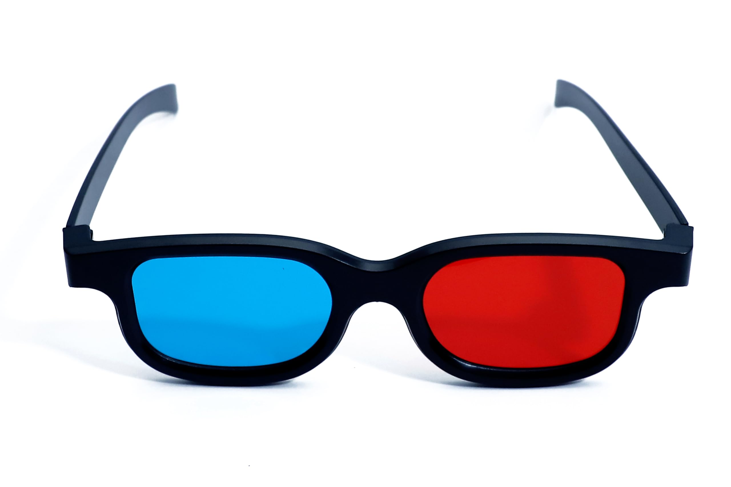 Tronics India RED Cyan 3D Glasses (0.23mm Lens Thickness) for YouTube Red Cyan Videos Qty - 2 pcs Suitable for only red Cyan 3D Videos Images, not Suitable for Side by Side Over Under Video Format