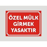&Ouml;zel M&uuml;lk Girilmez Uyarı ikaz levhası aliminyum levha