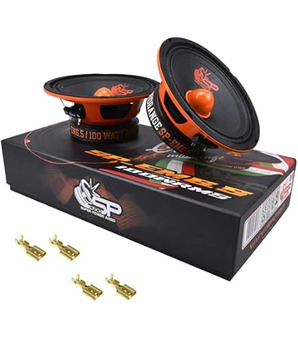 DS18 PRO-64XA Diffusore Midbass 16,5 Cm 6,5'' - 10° Anniversario, 250W RMS, 4 Ohm, 96 DB, Per Portiere Auto, Venduto Singolarmente - 4