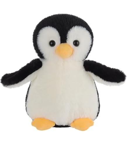 Wild Republic Ecokins Pinguino dai piedi neri, Peluche Per Bambini 30 cm, Peluche Di Qualità, Regalo Di Compleanno, Giocattoli Ecologici, Creato Riciclando 16 Bottiglie In Plastica