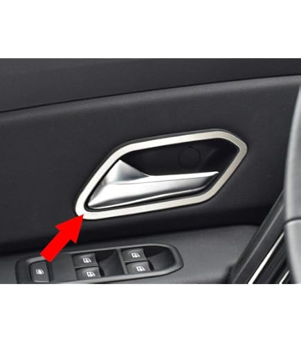 Kit 4 Pièces Couvre-poignées Intérieur Inox Brossé Pour Dacia Duster II (2018+) - Accessoire Personnalisation