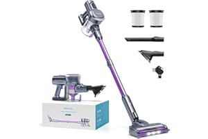 Lubluelu Odkurzacz bezprzewodowy mop fioletowy