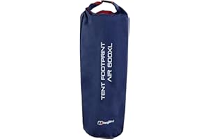 Berghaus Air 6XL Footprint with Steel Pegs and Carry Bag, Prolongs the Life of your Tent, Groundsheet Protector, Tent Accessories, Camping Equipment, Black, One Size
