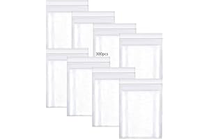 HVDHYY Grip Seal Bags Ziplock Bags Small Plastic Bags 60mmX90mm 160µ 300pcs Clear Plastic Bags Small Bags Small Resealable Bags Baggies For Jewelry Earrings Necklace Sample