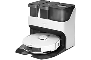 roborock S7 Pro Ultra Robot Aspirador y Fregasuelos 5100 Pa con Estación de Vaciado Autovaciado/Rellenado/Limpieza de La Fregona, Aspirador Robot Conectado Alexa/App (Actualización S7)