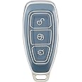 OFFCURVE Car Key Cover Car Key Case Key Fob Cover Car Key Protector Compatible with Ford Fiesta Focus Kuga Fusion Mondeo Ecosport Explorer Edge Ranger C-Max