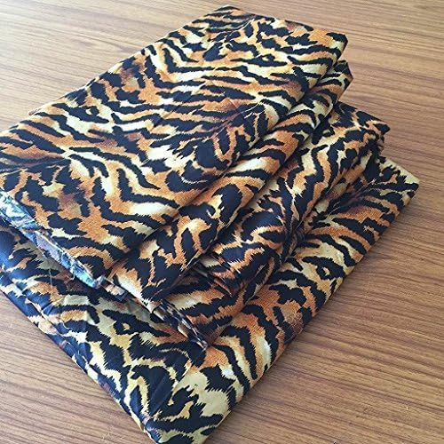 400 Thread Count 100% Cotton (Tiger Print, UK King Size)3 Piece Set (1 Fitted Sheet and 2 Pillow Case) +30 Cm Deep Pocket, Long-staple Combed Pure Natural Cotton Bedsheets, Soft &amp; Silky Weave by PC Diana linen
