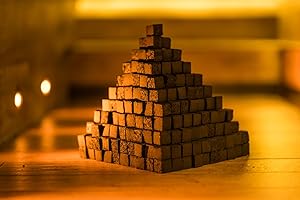 AL DUCHAN RUEVE&SÖHNE - 10 KG BBQ Grillkohle 26er | Naturkohle aus Kokosnussschalen mit Steakhouse Qualität | Hochwertige Kokos Coal Cubes | BBQ und Kokoskohle Briketts I Ab in den Grill