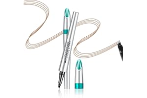 ONSOLO Eyebrow Pencil Microblading Eyebrow Pen with 4 Micro-Fork Tip Long Lasting Waterproof Eyebrow Makeup Looks Like Hair Defined Natural Beauty Professional Tattoo Brow Pen for Women and Man (Light Brown)