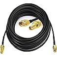 RUNCCI-YUN 2 X 5m Wifi Antenna Extension Cable, Rg174 Coaxial Cable Sma Male To Sma Female, For 2G 3G LTE Wifi Fpv Antenna