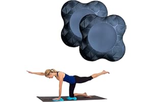 mymai Yoga Kniekissen - 2 PCS Rutschfestes Kniepolster für Yoga und Pilates, Unterstützung für Gelenke, Komfortables Kniekissen für Fitness und Dehnübungen