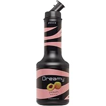 Dreamy Peach Pulp 95cl cocktail syrup, made with Peach juice and ...