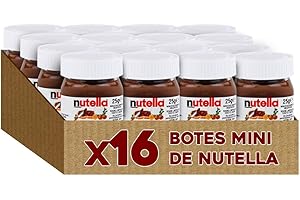 IAMI Crema de Cacao con Avellanas | Pack Mini Tarritos 25 gr | Crema de Cacao y Avellanas | Caja de Tarritos Individuales perfectos para Hosteleria, Eventos o Repostería (16 Tarritos 25gr)