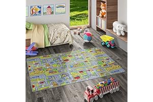 Snapstyle Kinder Spiel Teppich Abenteuerland Bunt in 24 Größen