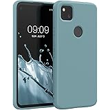 kwmobile Case Compatible with Google Pixel 4a Case - Rubberised TPU Silicone Mobile Phone Case - Protective Case for Wireless