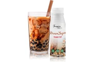 The Inspire Food Company | Sirope para Bubble Tea - 300ml - Azúcar moreno - Sin colorantes artificiales - 100% Vegano y Sin Gluten