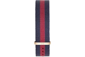 Daniel Wellington Classic Oxford, Correa Azul-Rojo/Oro Rosado, 18mm, NATO, para Mujer y Hombre