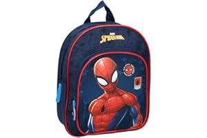 mybagstory - Plecak - Spiderman - Dziecięcy - Szkoła - Przedszkole - Przedszkole - Szkoła Podstawowa - Tornister dla chłopca - Rozmiar 31 cm - Regulowane ramiączka - Pomysł na prezent, Niebieski, 31