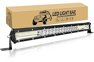 ‎WILLPOWER Willpower 32 Zoll 81CM 180W Led Arbeitsscheinwerfer Bar Flutlicht Spot Combo Led Scheinwerfer 12V 24V Wasserdicht IP67 Led Bar für Offroad Auto Traktor LKW Zusatzscheinwerfer Lightbar