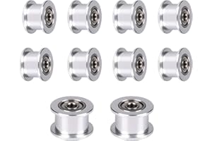 BZ 3D Puleggia Tenditore GT2 16 Senza Denti foro 3mm GT2 Idler Pulley 16 Toothless per Cinghia Distribuzione GT2 6mm Larghezza Stampante 3D.(10 pezzi)
