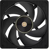 ASUS PROART PF120 FAN PWM Siyah Kasa Fanı | 120 mm, y&uuml;ksek performans, 28 mm &ccedil;er&ccedil;eve, LCP kanat, sessiz &ccedil;alışma, hassas tekno