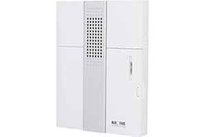 UNITEC Grothe 47229 Croma 50 Melody Gong avec 3 mélodies, blanc/argent