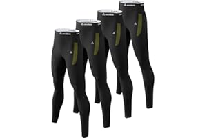 CL convallaria Lange Unterhose Herren 1/2/3er Innenfleece Thermo-Unterhose Männer Skiunterwäsche Thermounterwäsche Funktionsunterwäsche für Winter